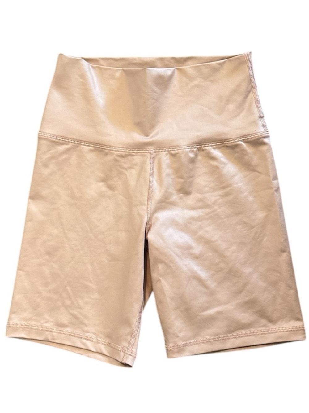 aerie > High-Waist Bike Shorts — Champagne Beige Women’s Size Medium